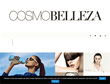 Tablet Screenshot of cosmobelleza.com